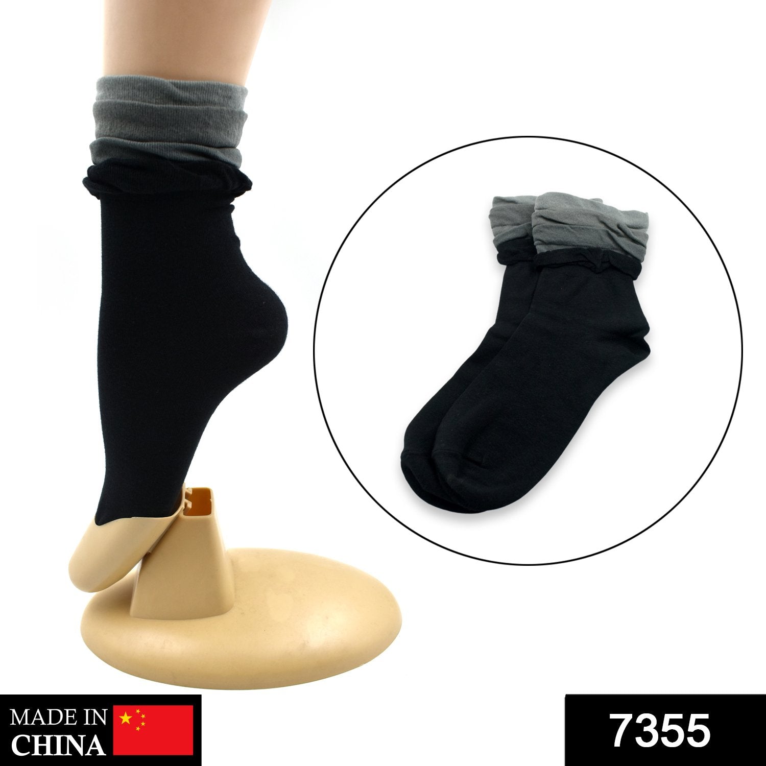 7355 Socks Breathable Thickened Classic Simple Soft Skin Friendly 7355 Socks Breathable Thickened Classic Simple Soft Skin Friendly
